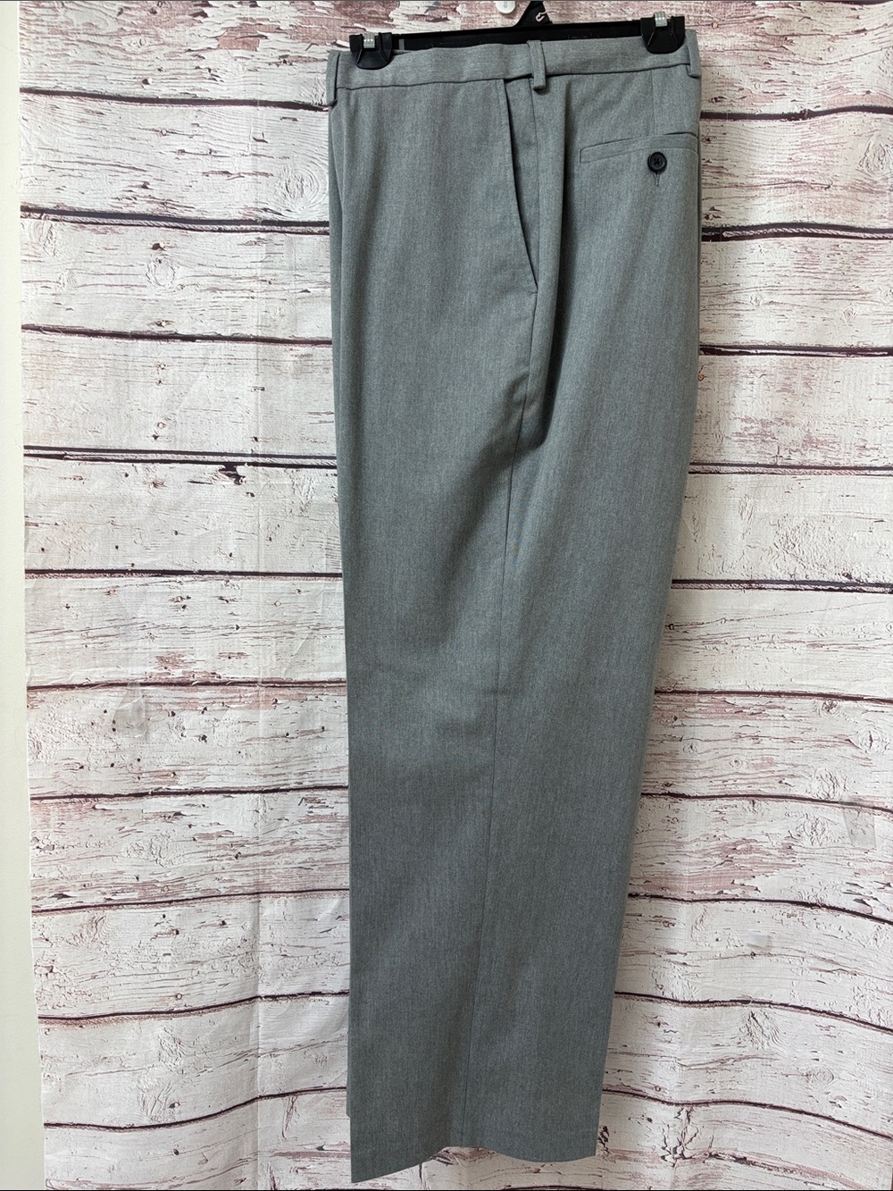 Haggar Light Gray Men's Dress Pants - Straight Leg